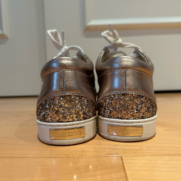 Jimmy Choo Gold Sneakers (Women’s size 6) - Picture 2 of 6